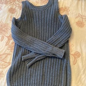 Shoulder Cut Out Sweater